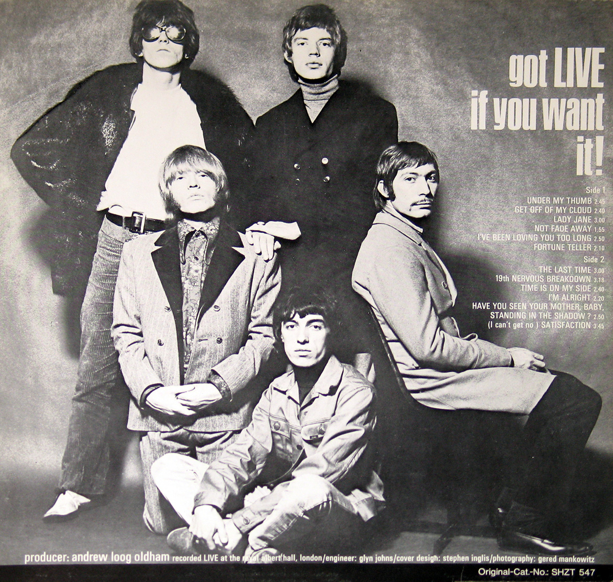 large album front cover photo of: Rolling Stones - Stone Age / Got Live if You Want it (2LP)  